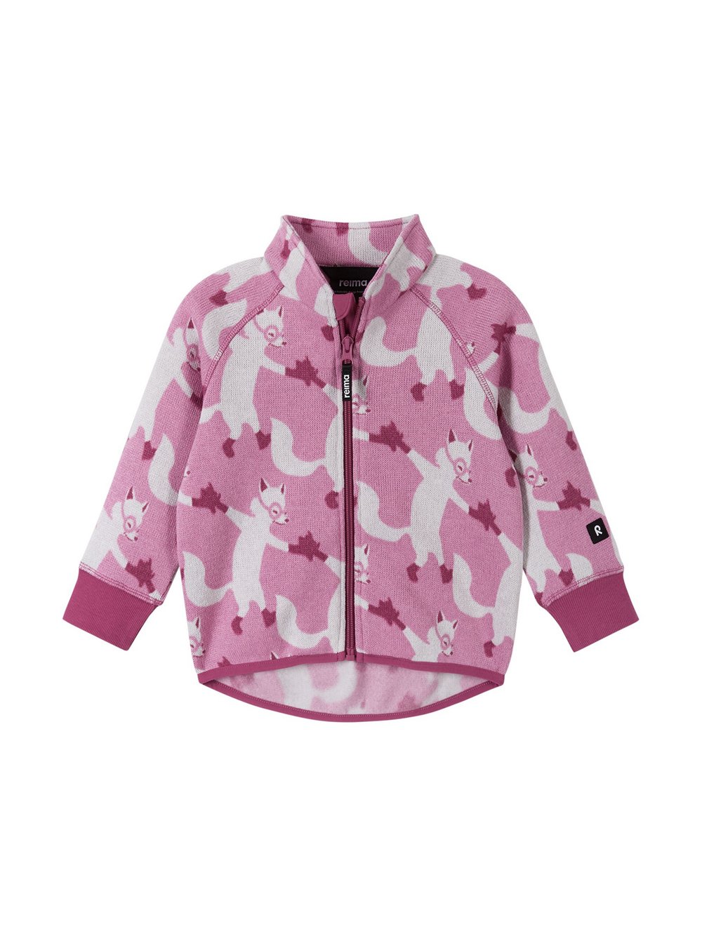 reima Fleecejacke Kinder pink gemustert, 92