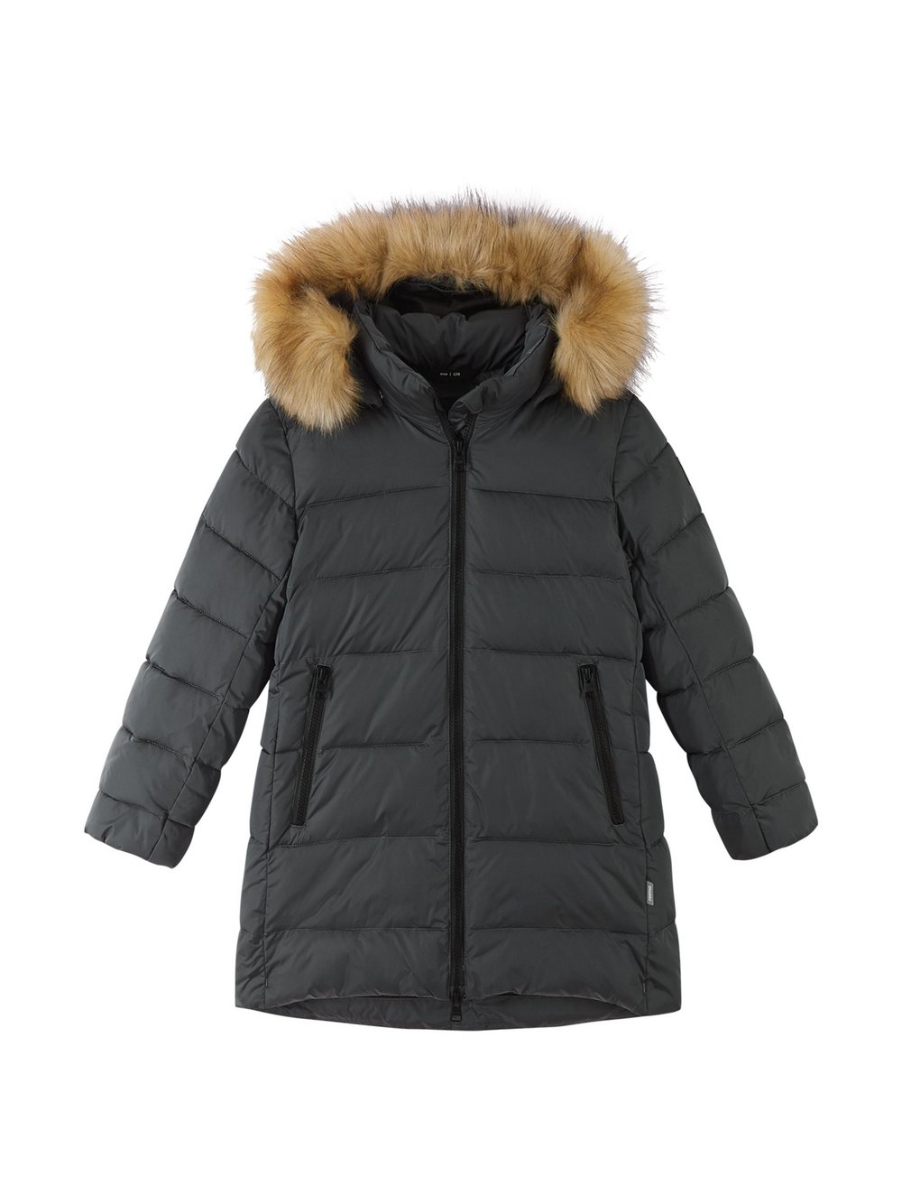 reima Winterjacke Kinder Polyamid grau, 128