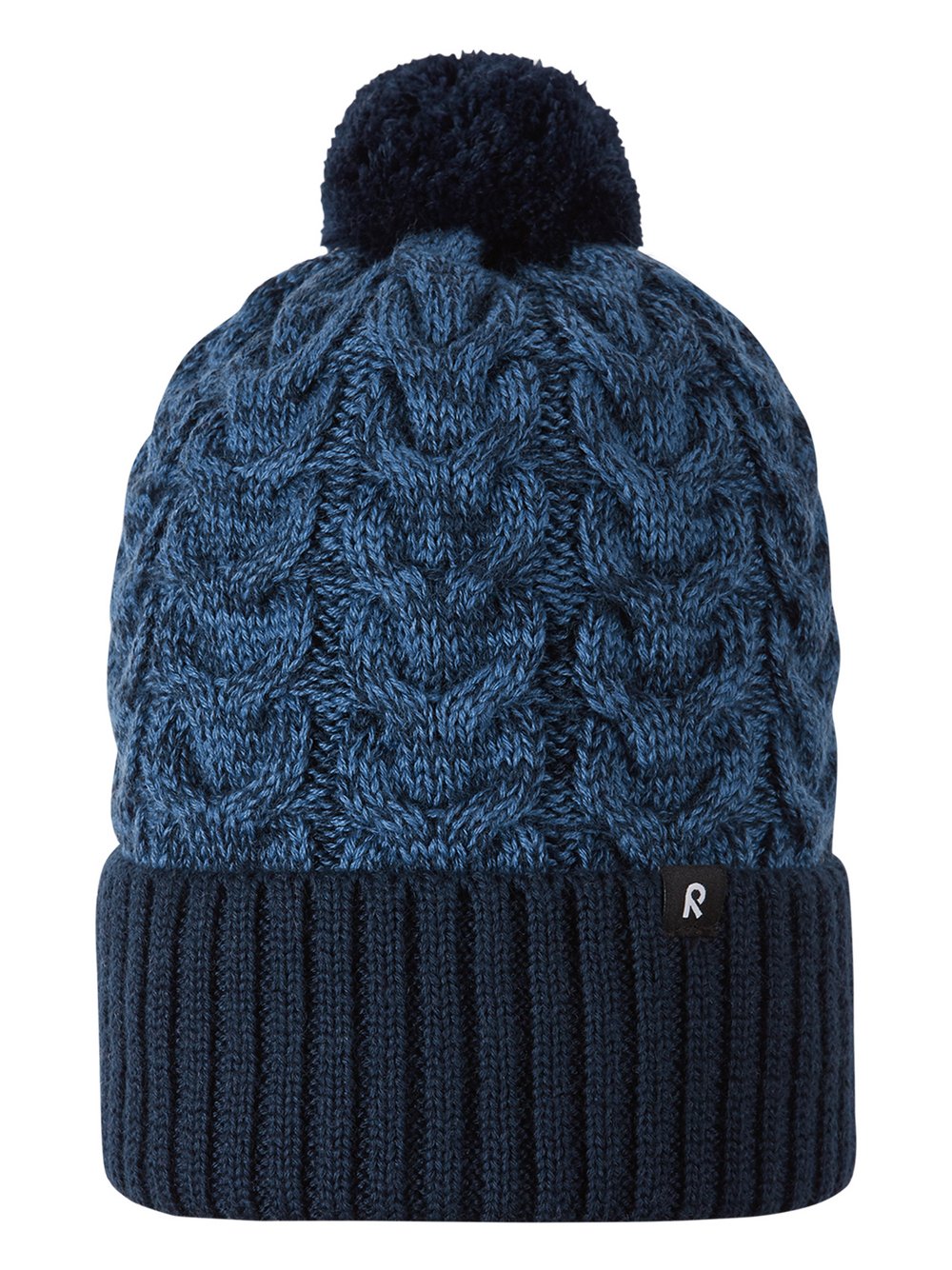 reima Beanie Kinder Wolle blau, 52