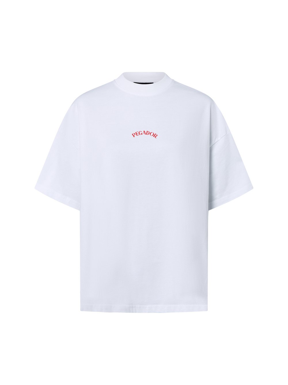 PEGADOR T-Shirt Damen Baumwolle weiß bedruckt, 40