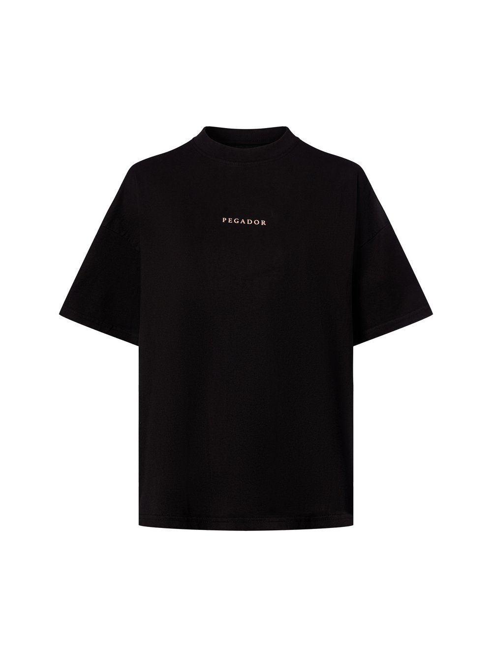 Thumbnail - PEGADOR T-Shirt Damen Baumwolle schwarz bedruckt, 34