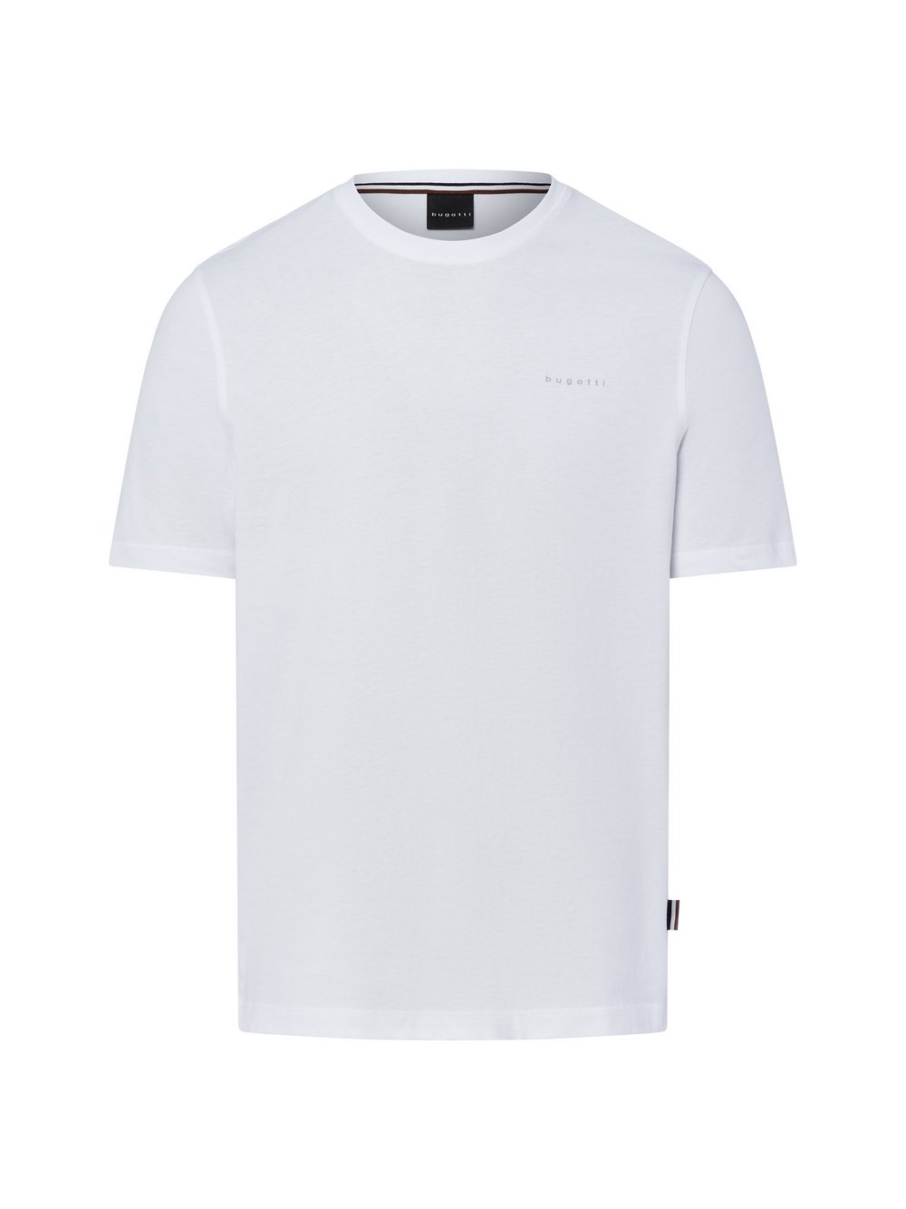 Bugatti T-Shirt Herren Baumwolle weiß, S