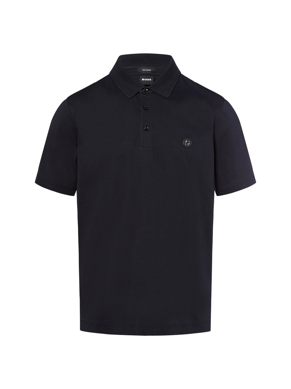BOSS Poloshirt Herren Baumwolle blau, M
