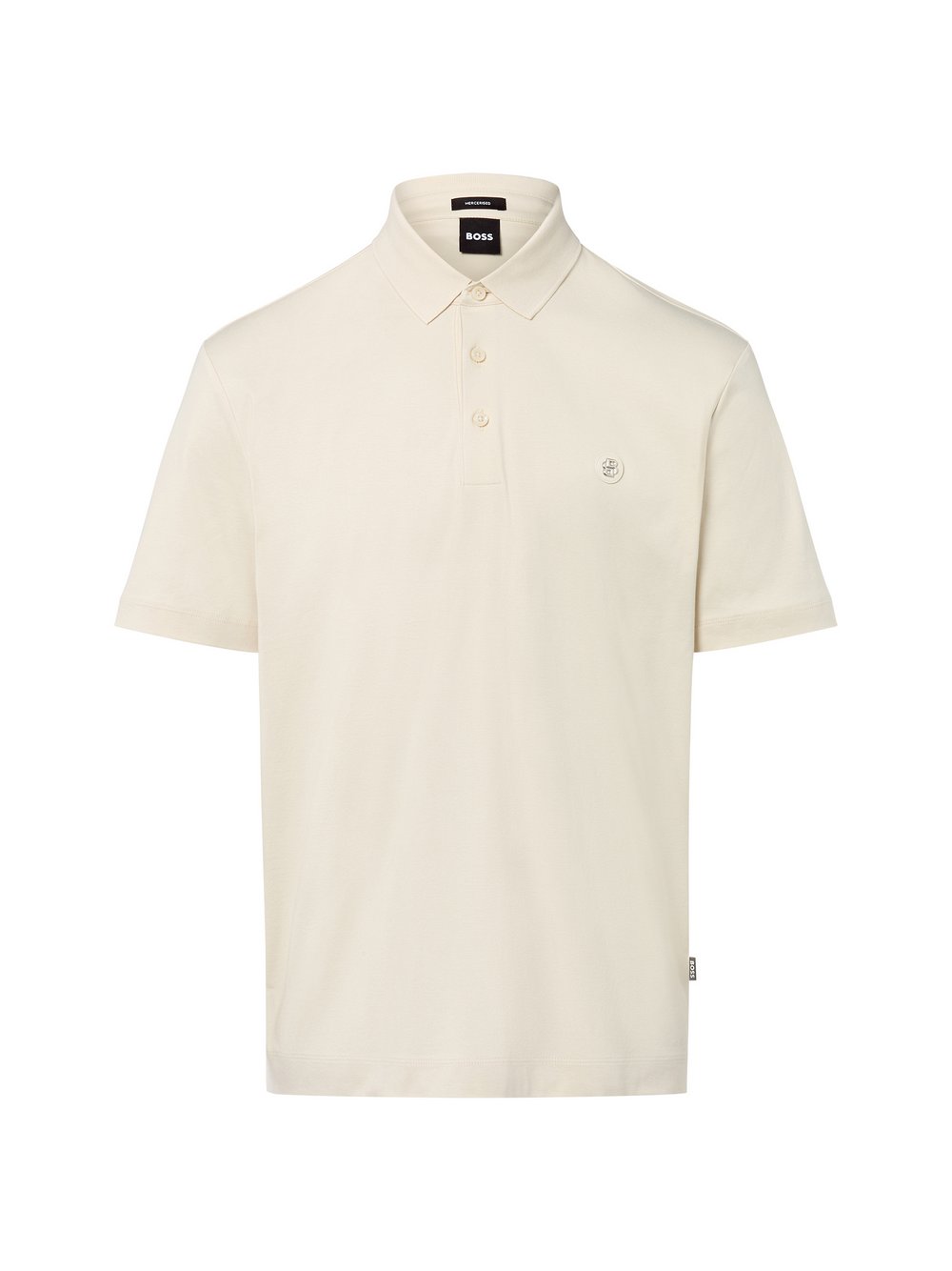 Thumbnail - BOSS Poloshirt Herren Baumwolle weiß, L