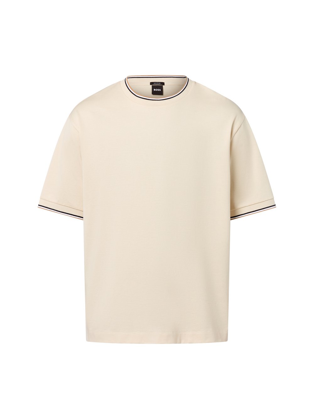 BOSS T-Shirt Herren Baumwolle beige, M