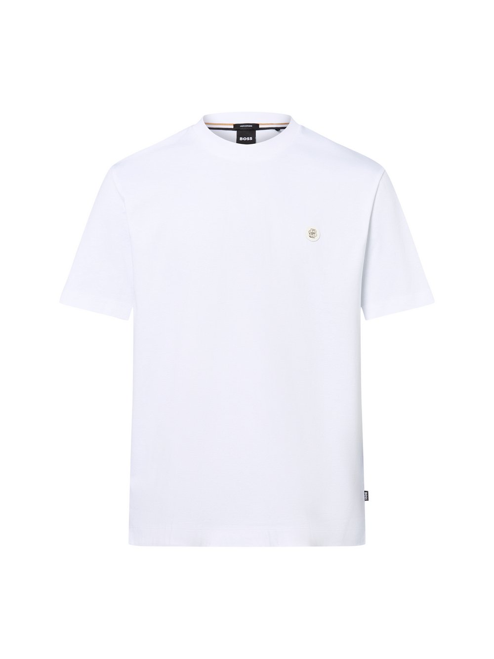 BOSS T-Shirt Herren Baumwolle weiß, L