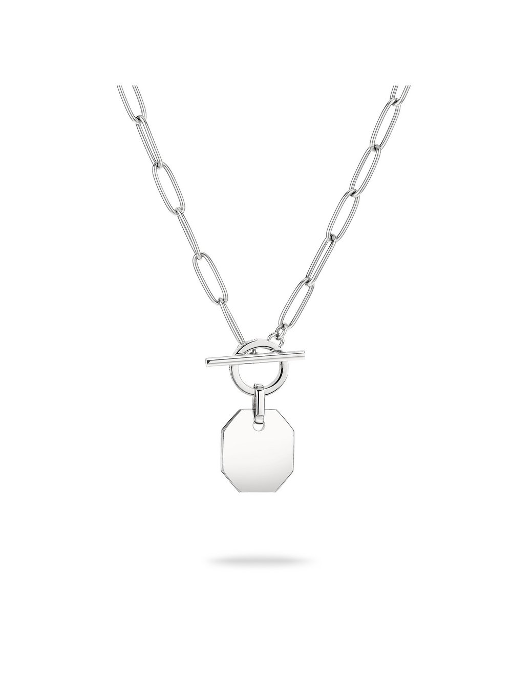 Liebeskind Berlin Halskette Damen Edelstahl silber, ONE SIZE