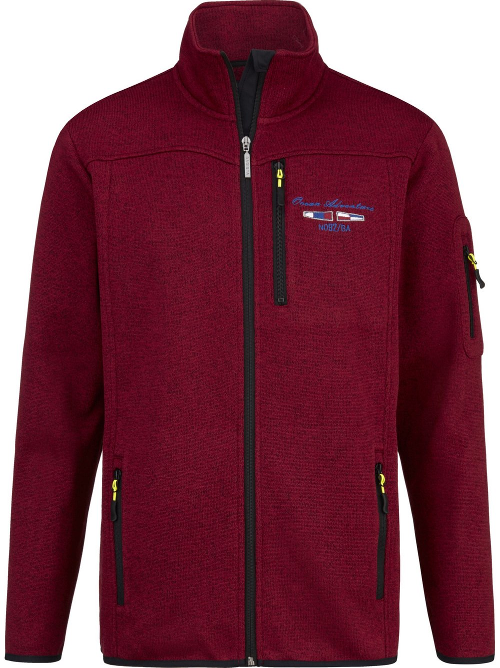 Thumbnail - BABISTA Strickfleecejacke Herren rot, 48