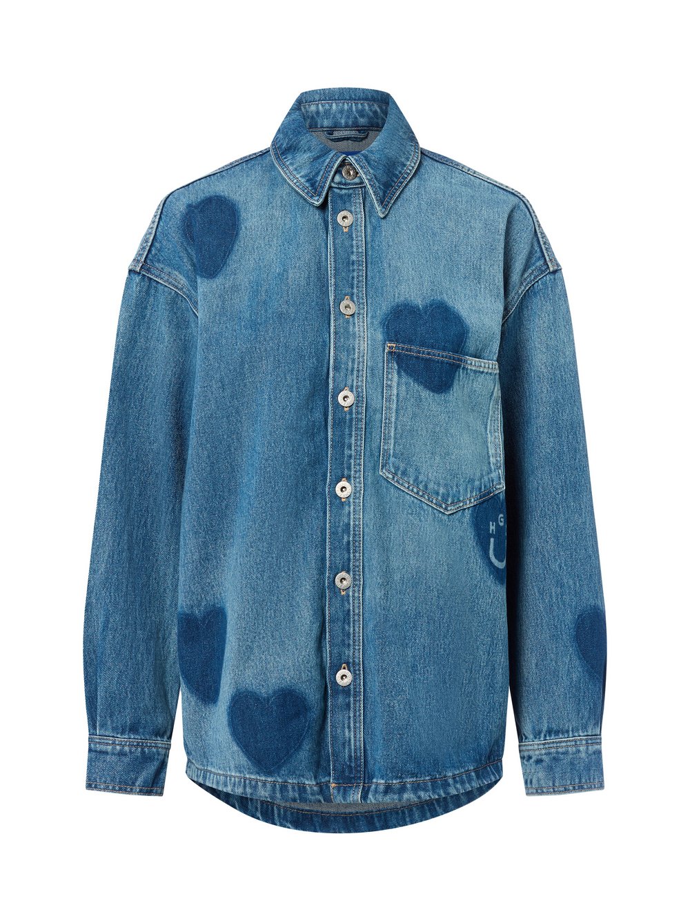 HUGO BLUE Overshirt Damen Jeans blau, L