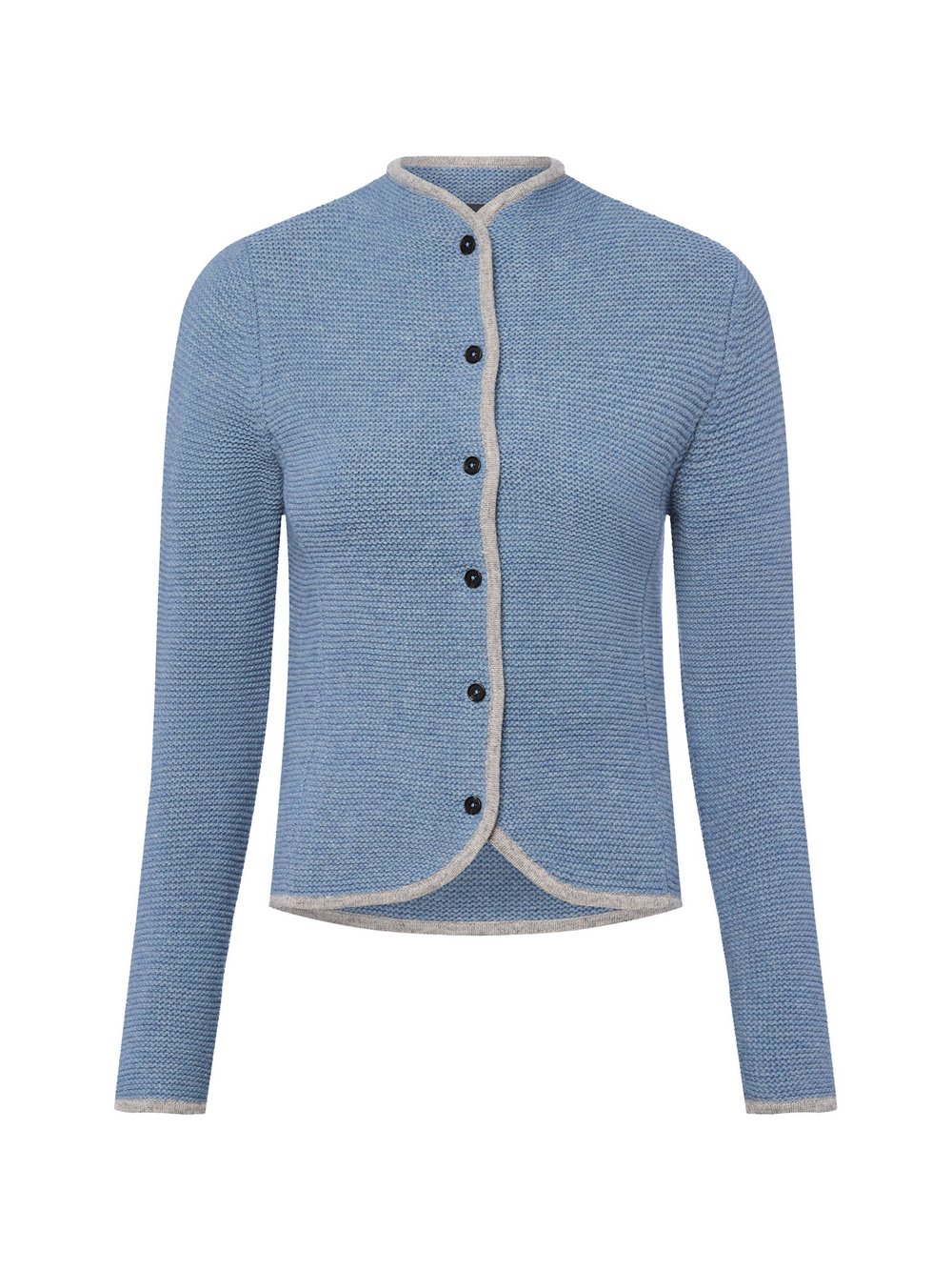 Franco Callegari Woll-Strickjacke Damen Wolle blau, XS