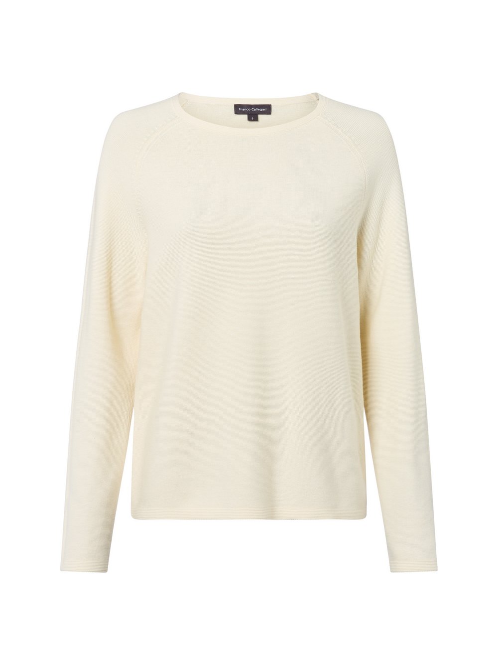Franco Callegari Pullover Damen Baumwolle weiß, M