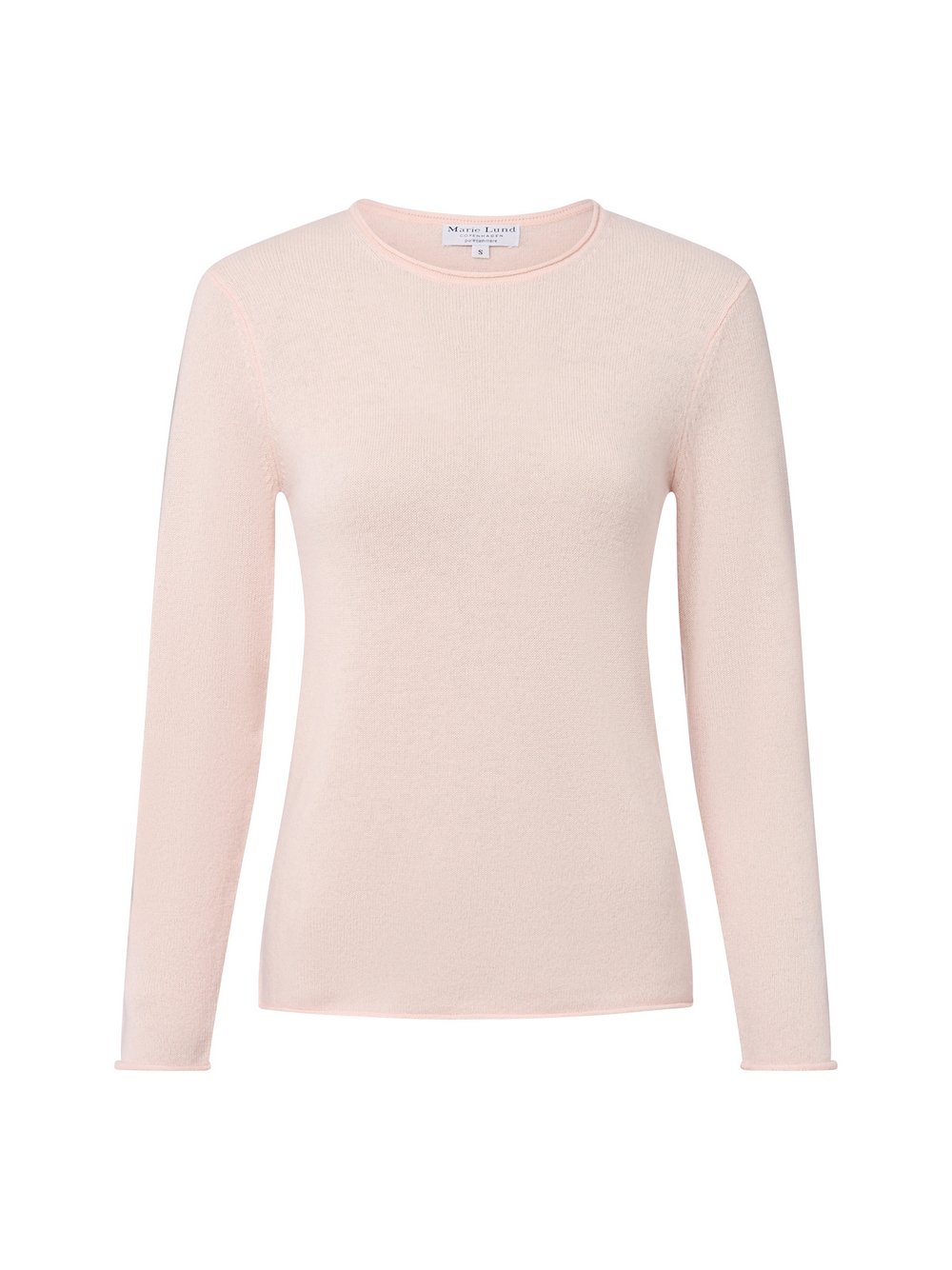 Marie Lund Pure Cashmere Pullover Damen Feinstrick rosa, XS