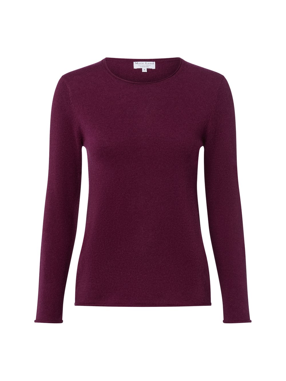 Marie Lund Pure Cashmere Pullover Damen Feinstrick lila, XS