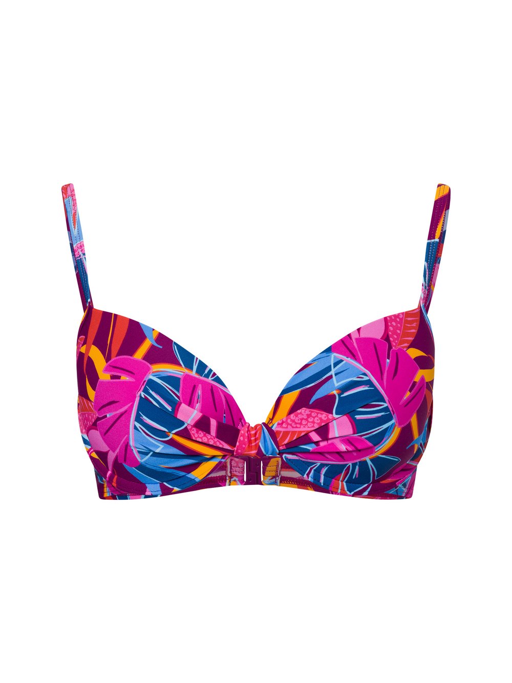 Thumbnail - Venice Beach Bikini-Top Damen Mikrofaser mehrfarbig gemustert, 40B