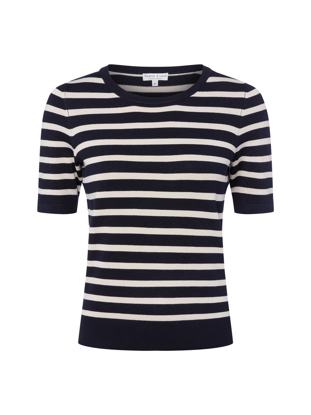 Marie Lund Strickshirt Damen mehrfarbig gestreift, L