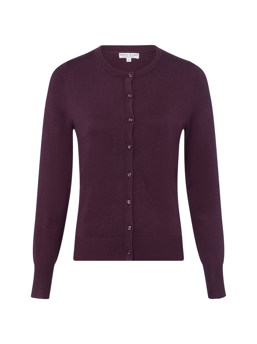 Marie Lund Strickjacke Damen Feinstrick lila, XL