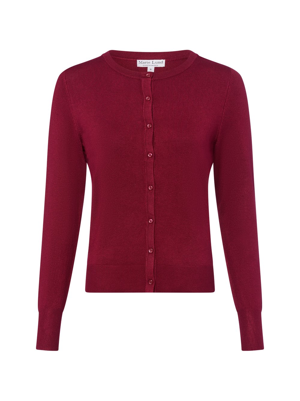 Marie Lund Strickjacke Damen Feinstrick rot, S