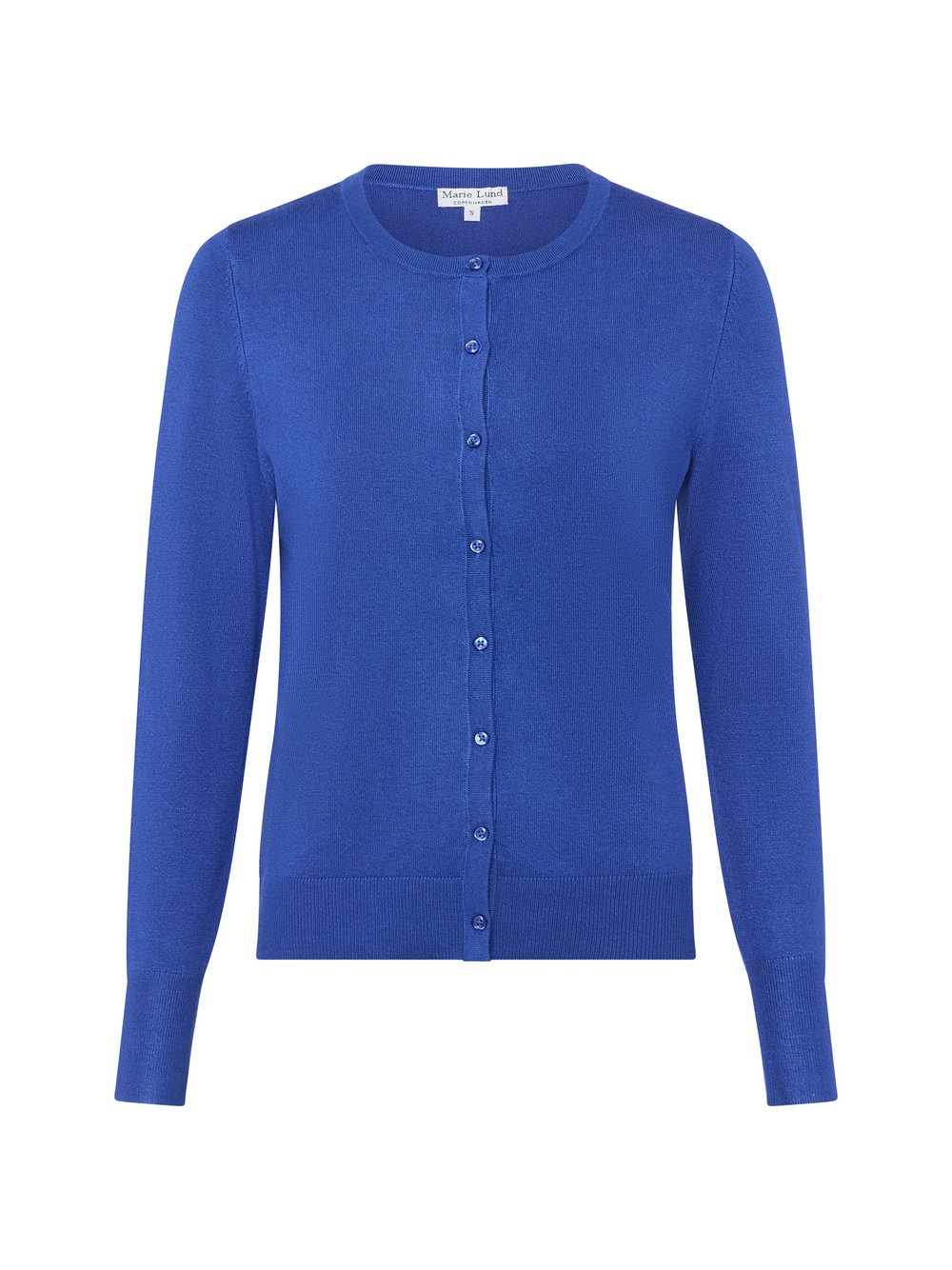 Marie Lund Strickjacke Damen Feinstrick blau, S