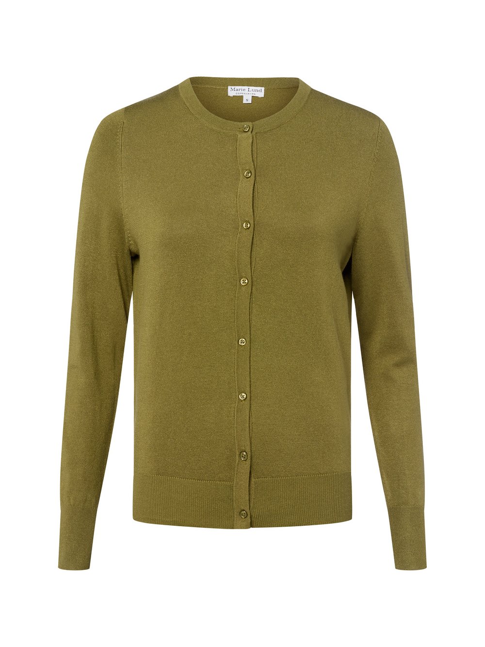 Marie Lund Strickjacke Damen Feinstrick grün, XL