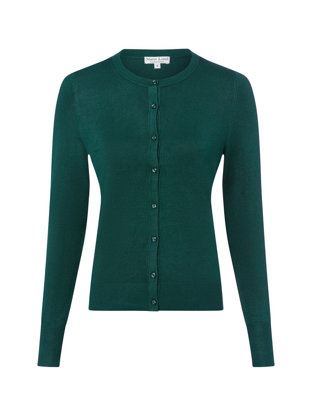 Marie Lund Strickjacke Damen Feinstrick grün, S