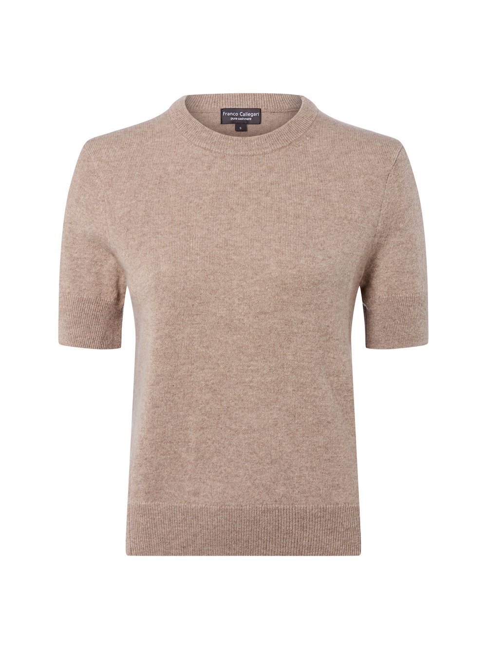 Franco Callegari Pure Cashmere Strickshirt Damen Feinstrick mehrfarbig meliert, L