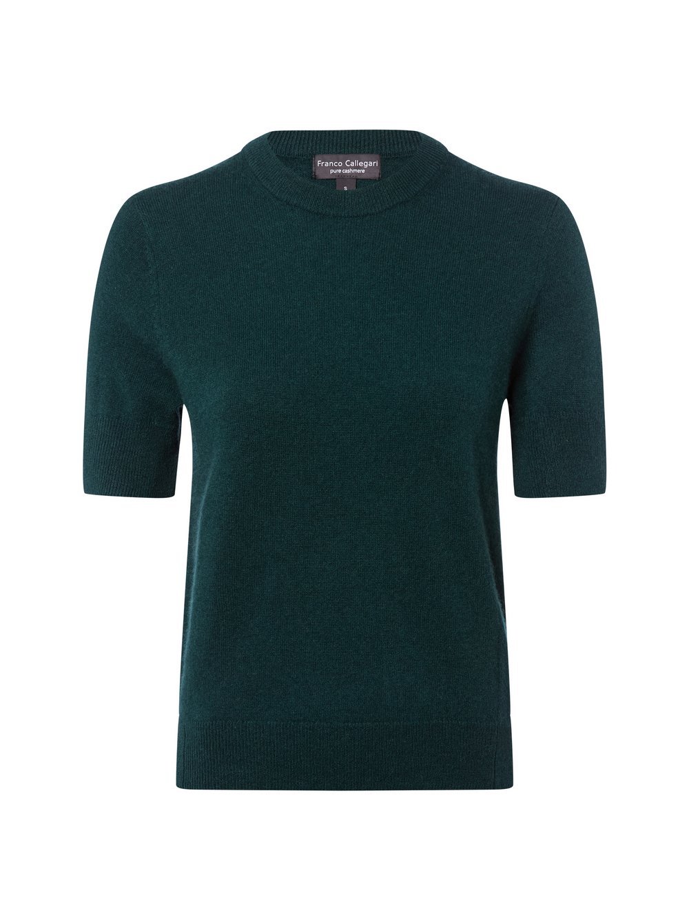 Franco Callegari Pure Cashmere Strickshirt Damen Feinstrick grün, XXL