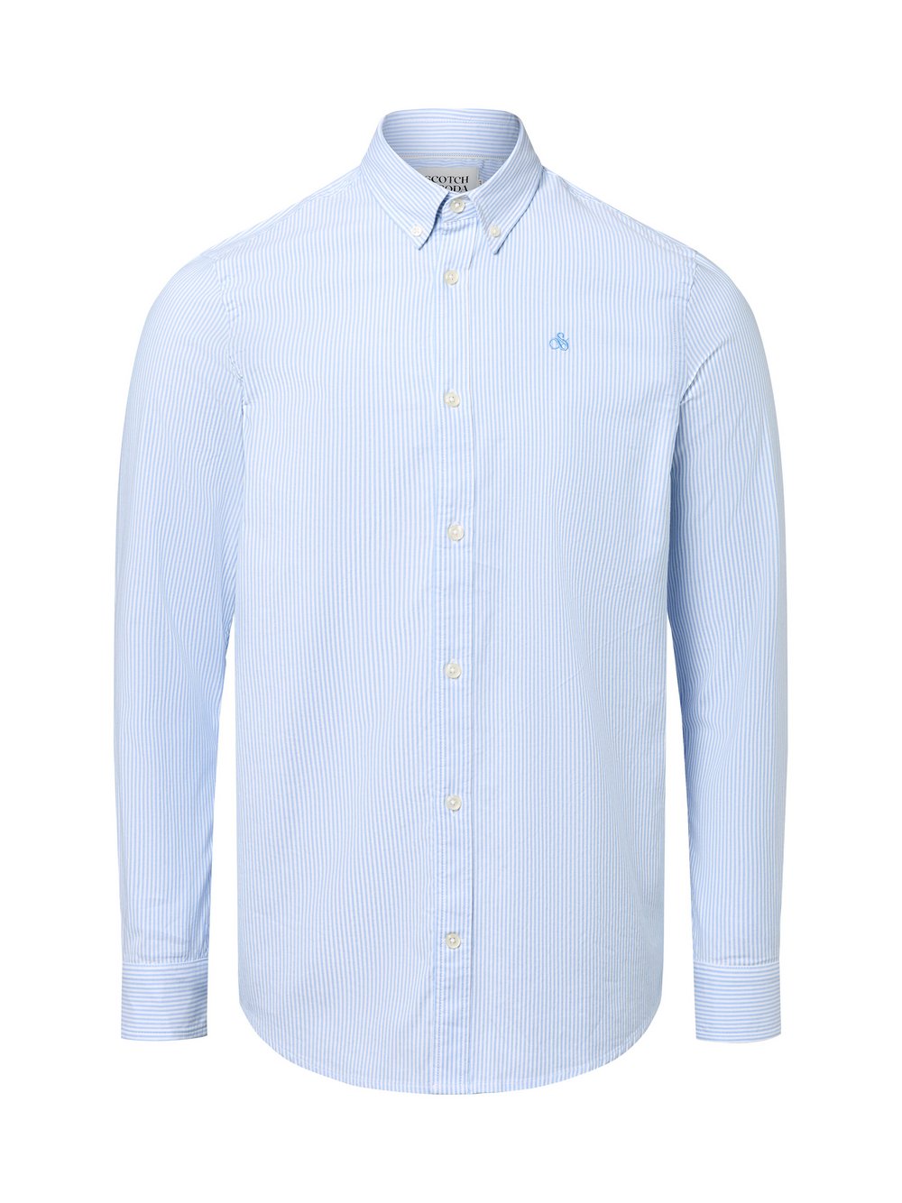 Scotch & Soda Freizeithemd Herren Regular Fit Baumwolle mehrfarbig gestreift, L