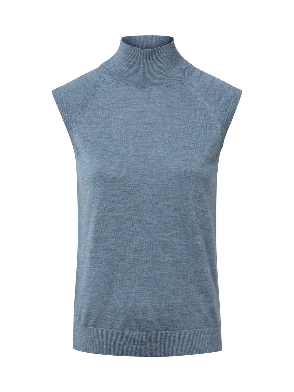 BOSS Pullunder Damen Feinstrick blau meliert, M