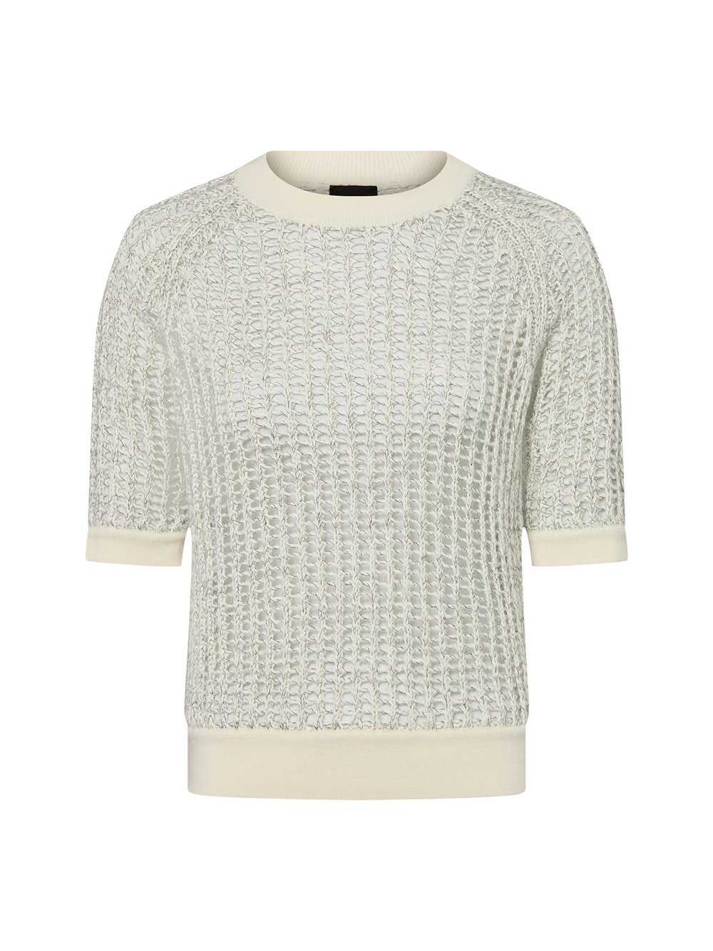 BOSS Strickpullover mit Mohair-Anteil Damen Viskose weiß meliert, M