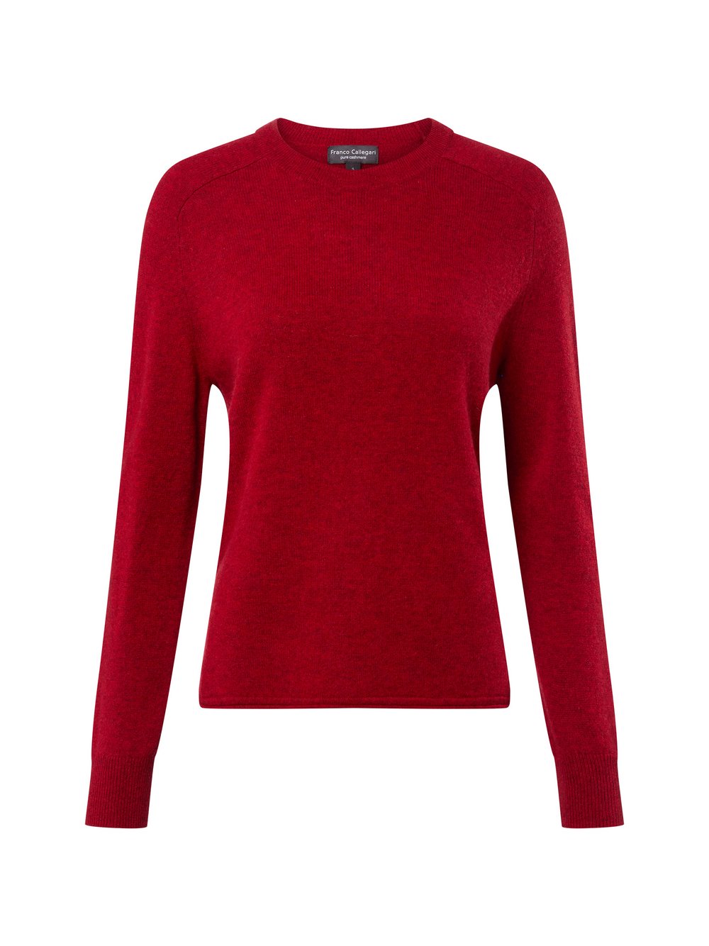 Franco Callegari Pure Cashmere Pullover Damen rot meliert, M