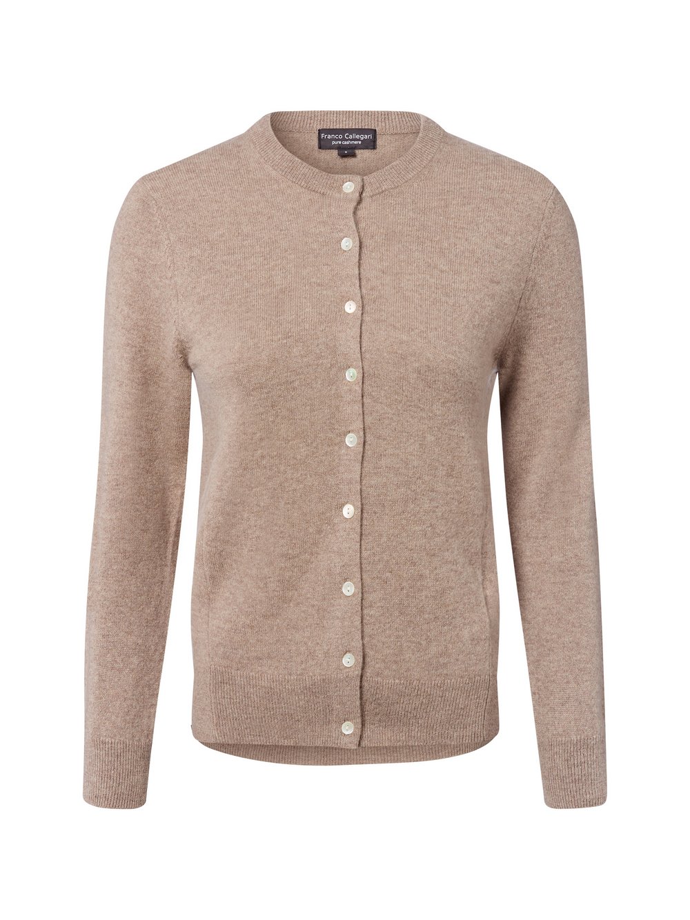 Franco Callegari Pure Cashmere Strickjacke Damen mehrfarbig meliert, L
