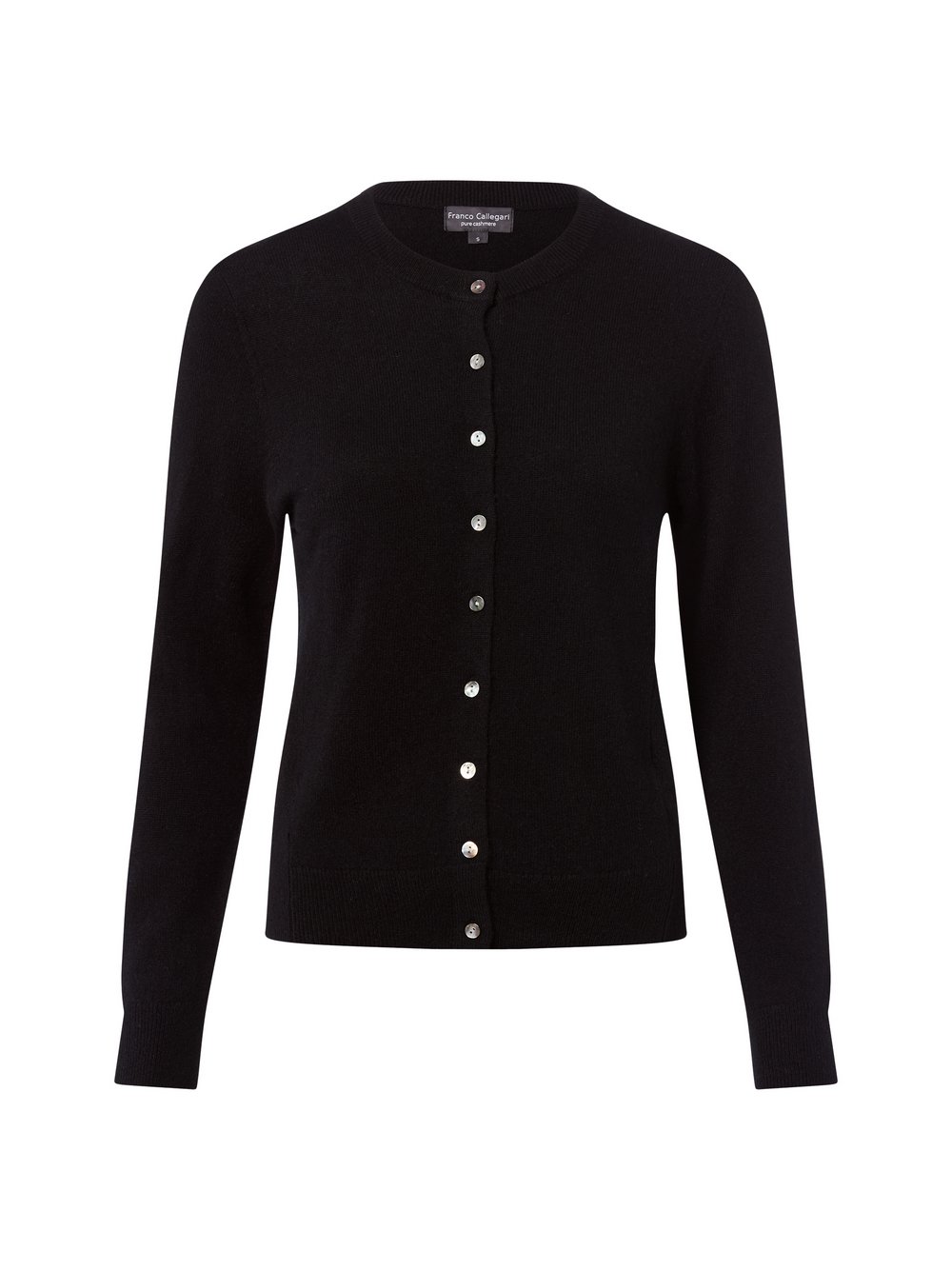 Franco Callegari Pure Cashmere Strickjacke Damen schwarz, XXL