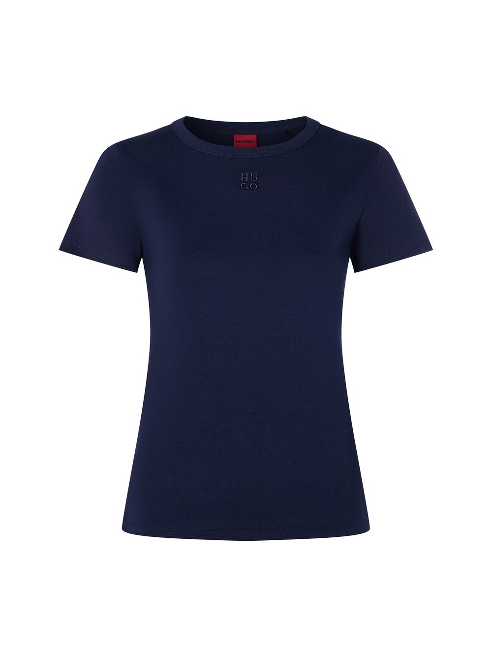 HUGO T-Shirt Damen Baumwolle blau, L