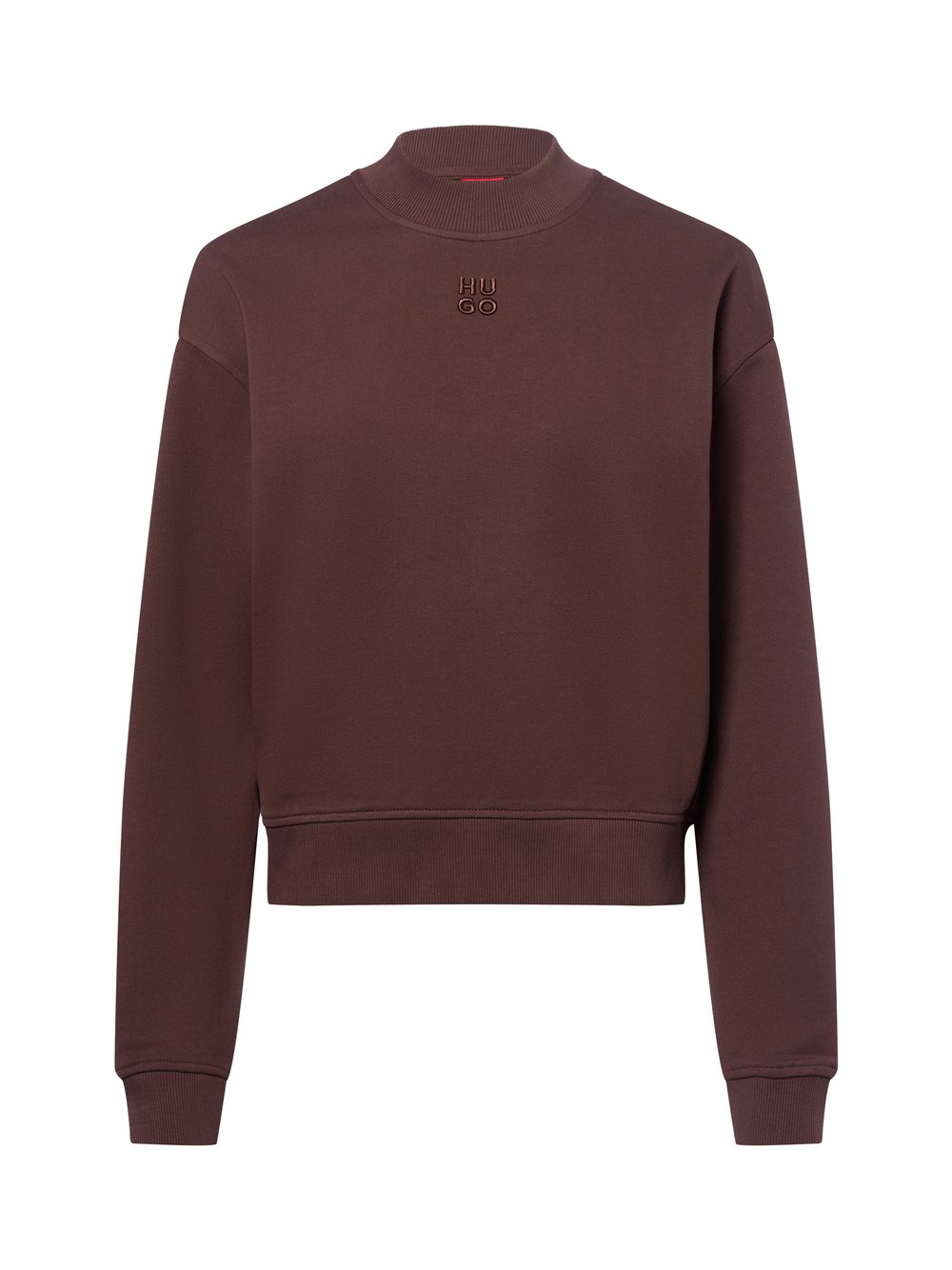 HUGO Sweatshirt Damen Baumwolle braun, XL