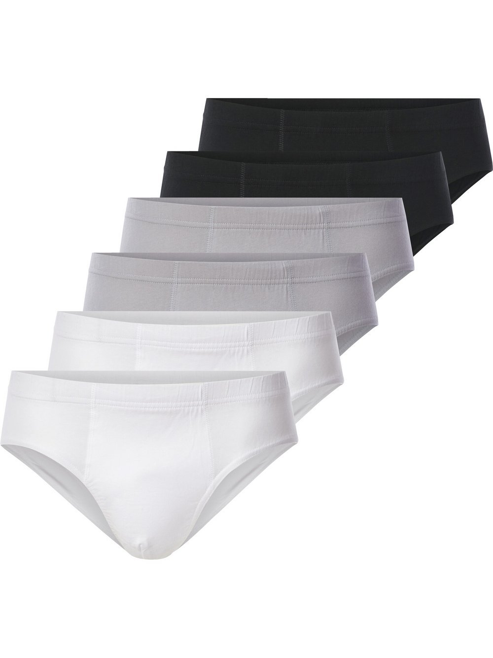 BABISTA 6er Pack Sportslip Herren Baumwolle mehrfarbig gemustert, M/L