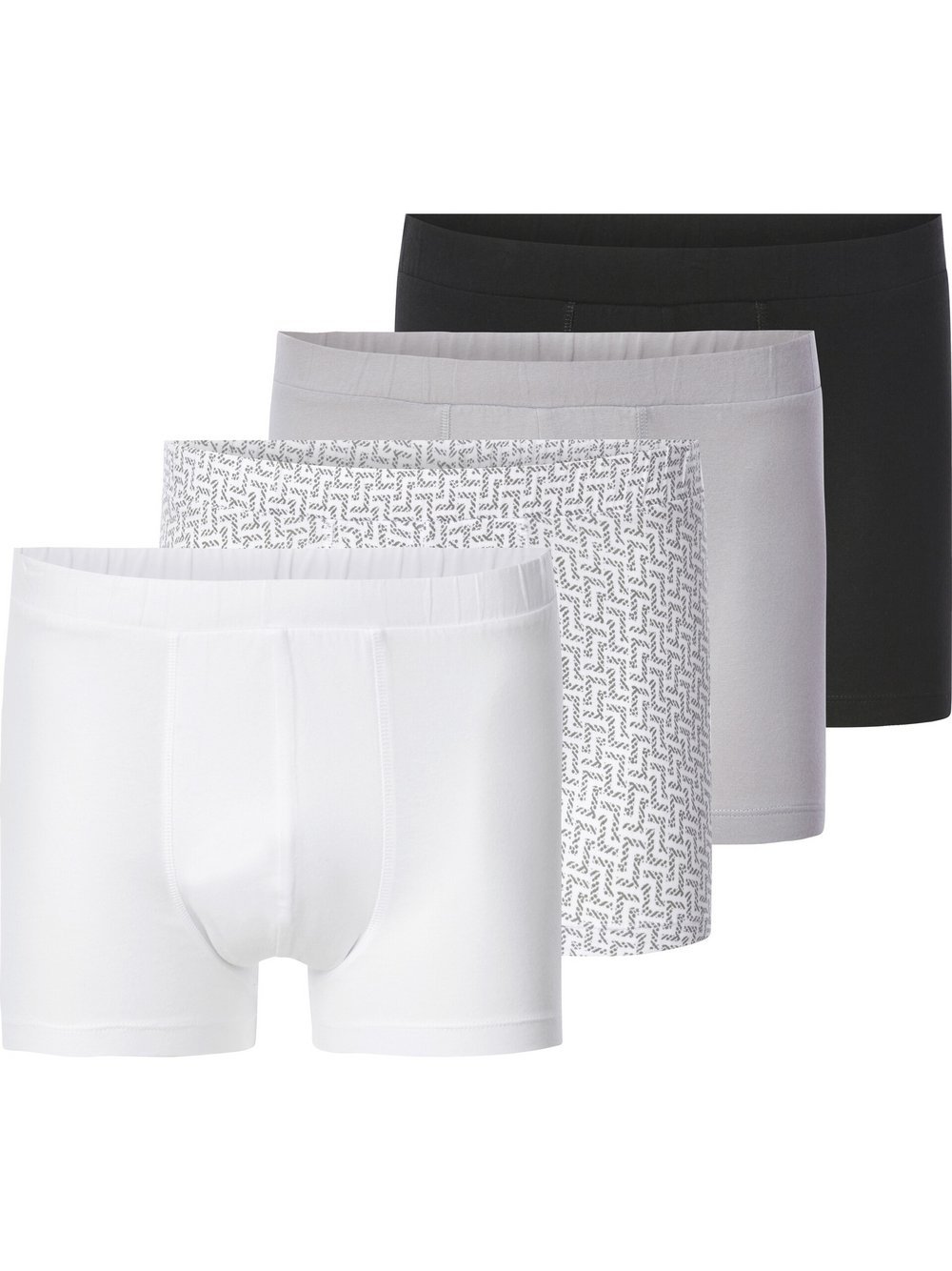 BABISTA 4er Pack Boxershorts Herren Baumwolle mehrfarbig gemustert, M