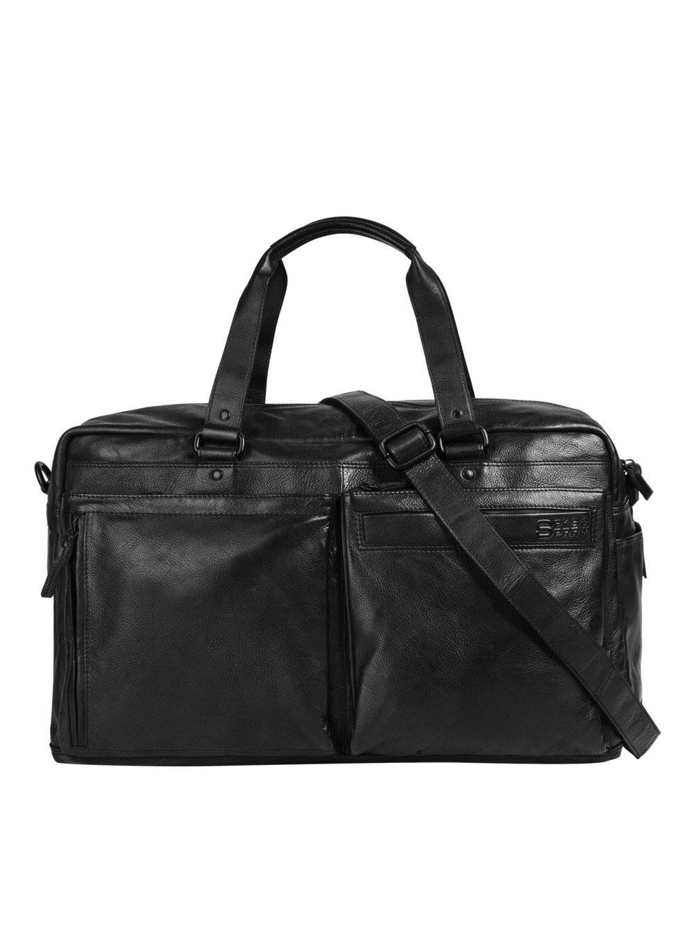 Thumbnail - Spikes & Sparrow Reisetasche Damen Leder schwarz, ONE SIZE