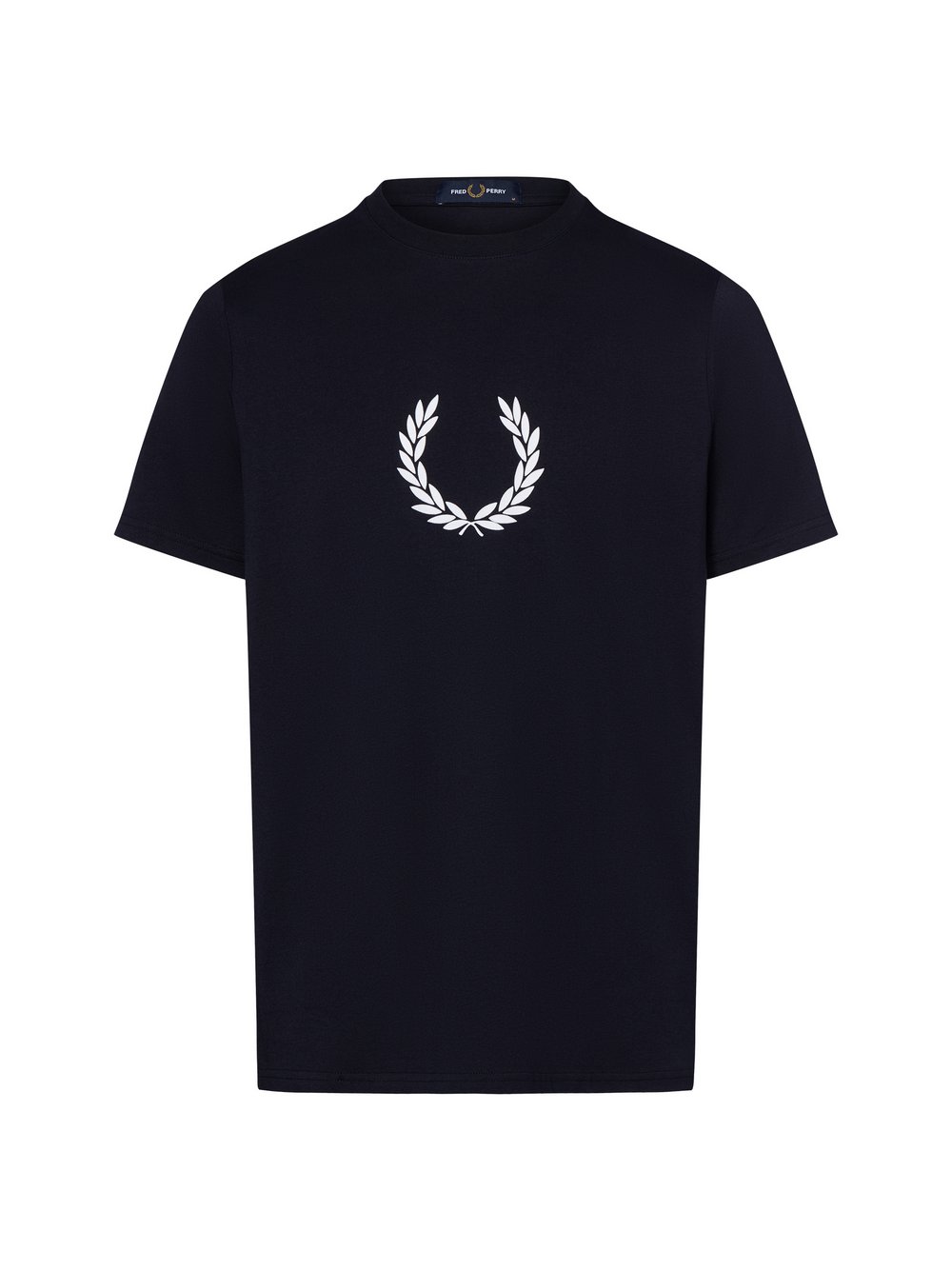 Fred Perry T-Shirt Herren Baumwolle blau bedruckt, M