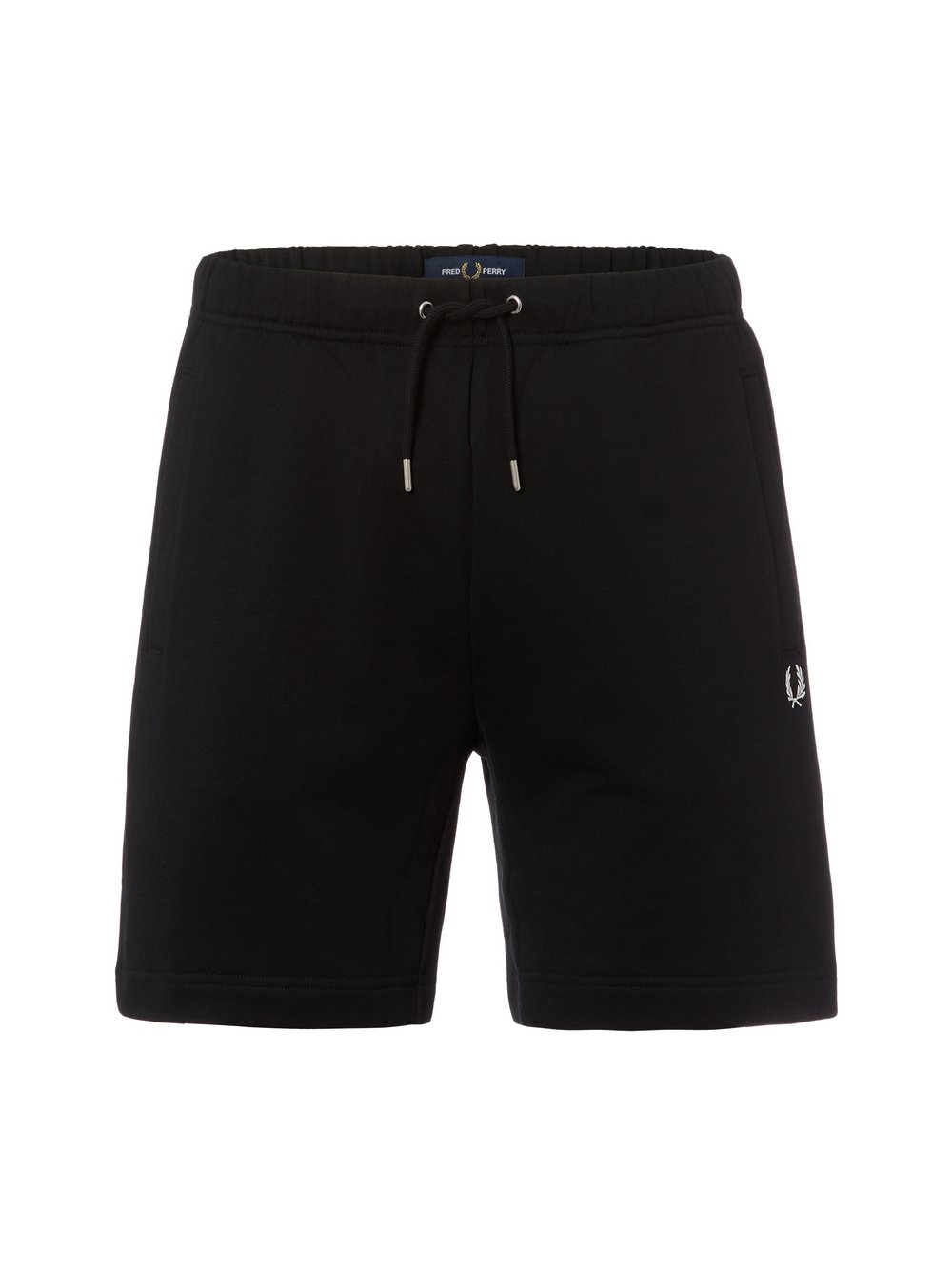 Thumbnail - Fred Perry Sweatshorts Herren Baumwolle schwarz, L