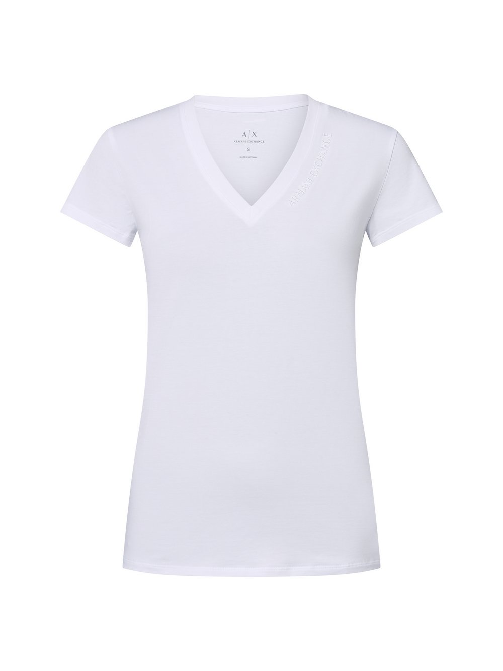 Armani Exchange T-Shirt Damen Baumwolle weiß, XS