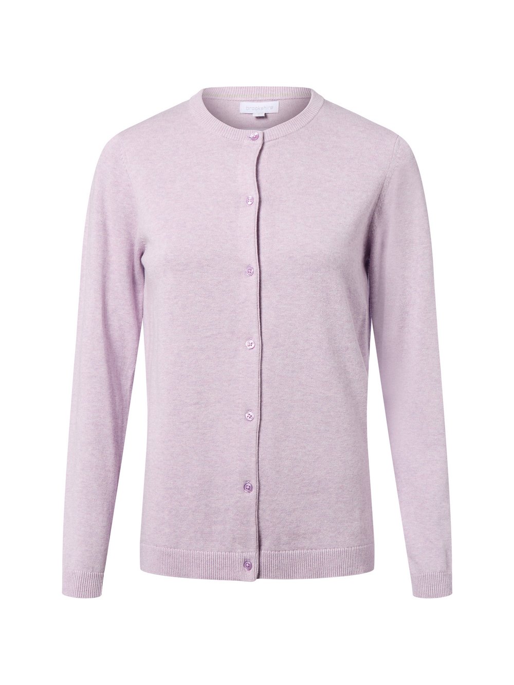 brookshire Strickjacke Damen Baumwolle lila meliert, XL