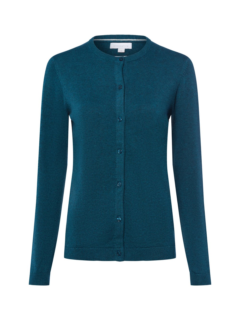 brookshire Strickjacke Damen Baumwolle grün meliert, M