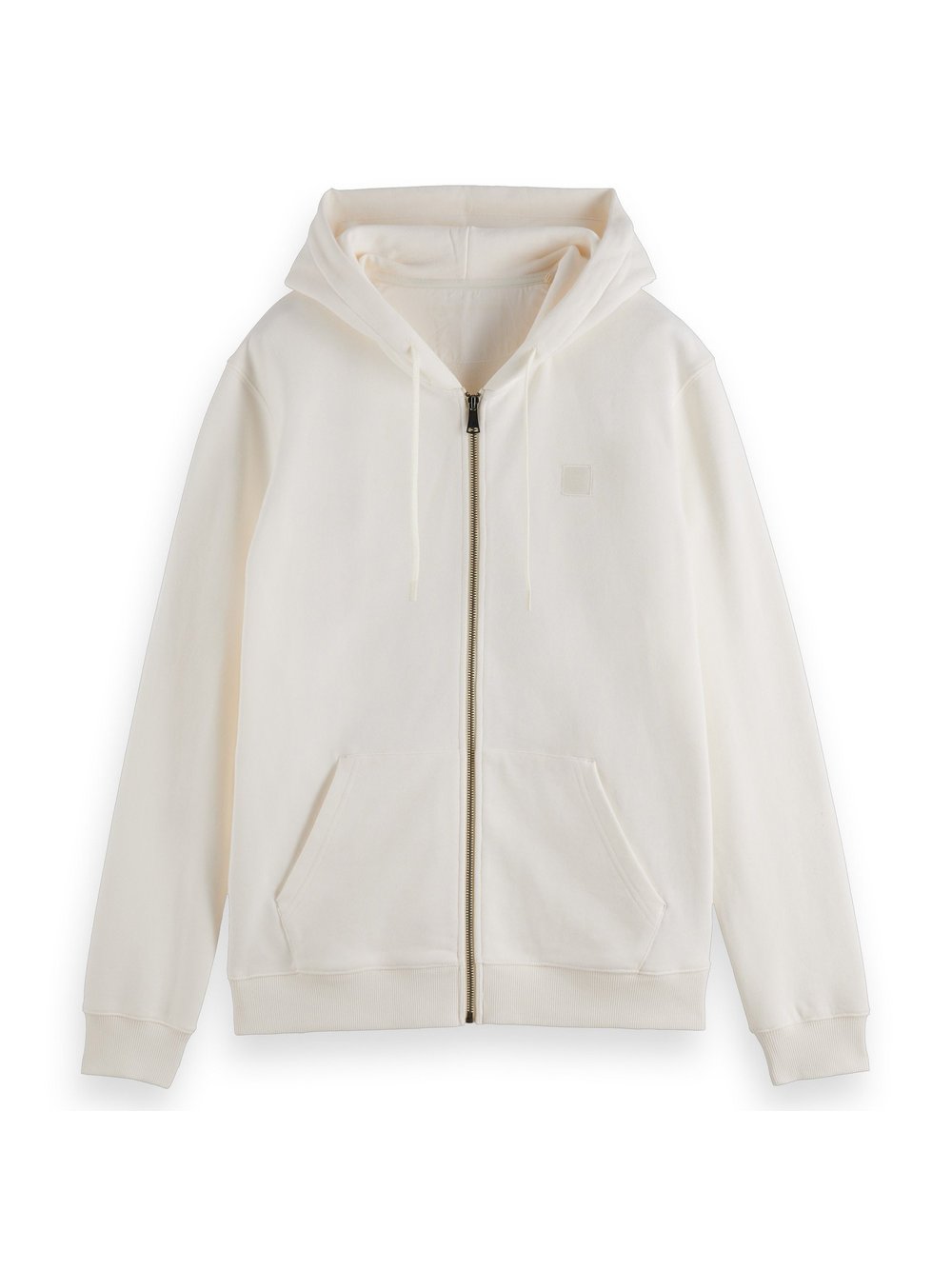 Scotch & Soda Sweatjacke Herren Baumwolle weiß, XXL