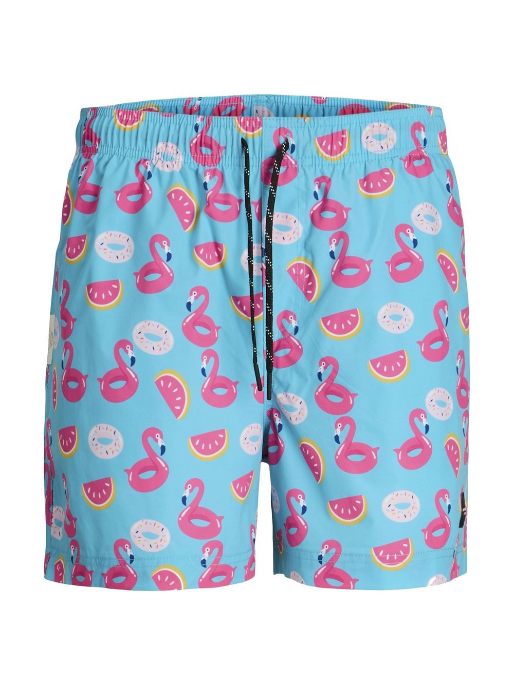 Jack & Jones Junior Badehose Jungen blau bedruckt, 176