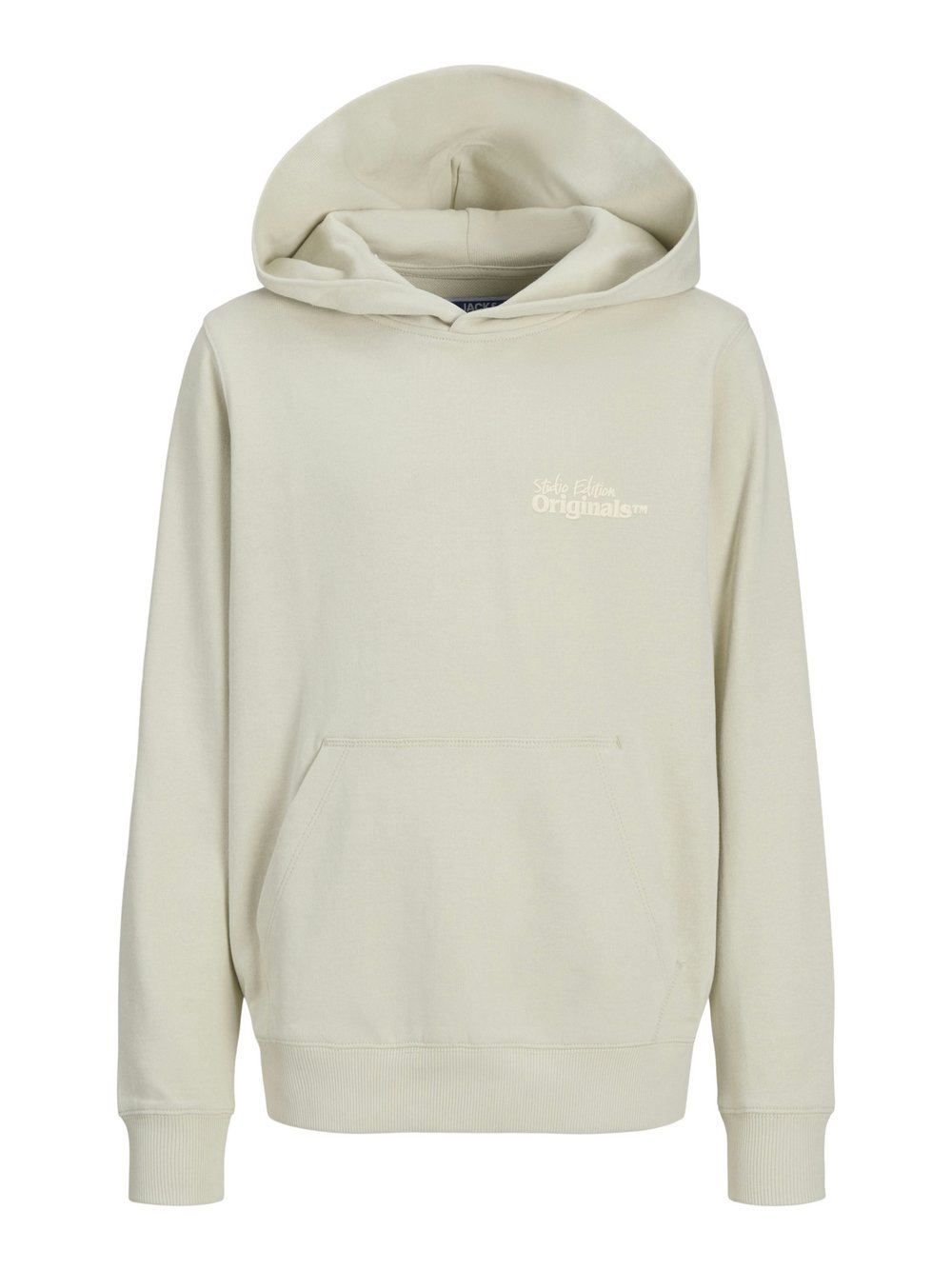 Jack & Jones Junior Kapuzenpullover Jungen Baumwolle grün bedruckt, 140