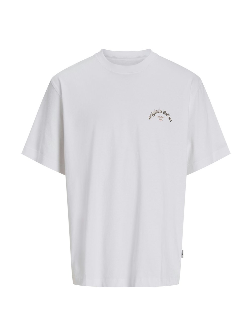Jack & Jones Junior T-Shirt Jungen Baumwolle weiß gemustert, 176