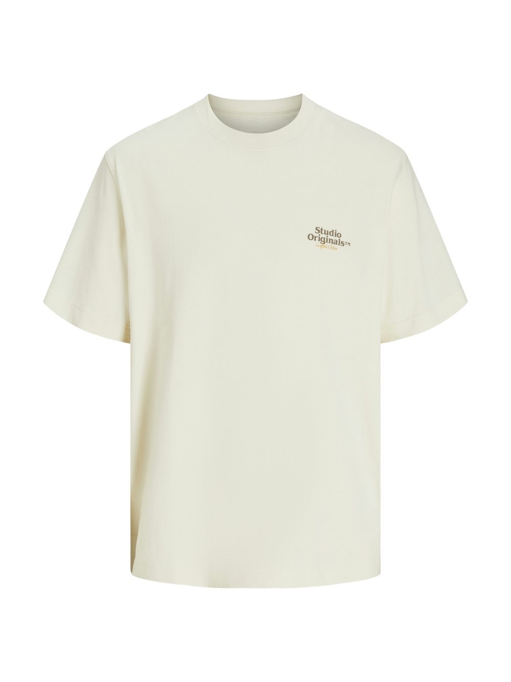 Jack & Jones Junior T-Shirt Jungen Baumwolle beige gemustert, 140