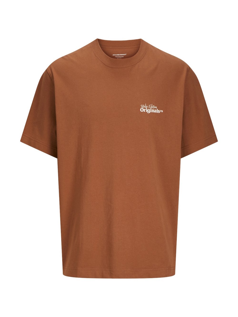 Jack & Jones Junior T-Shirt Jungen Baumwolle braun gemustert, 176