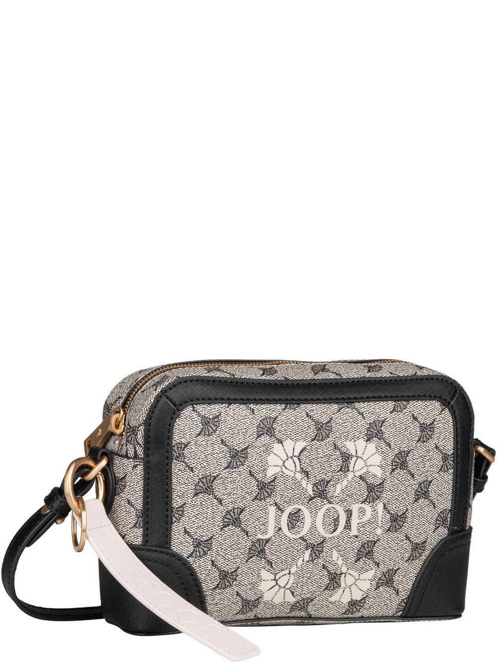 JOOP! Umhängetasche Damen Kunstleder schwarz gemustert, ONE SIZE