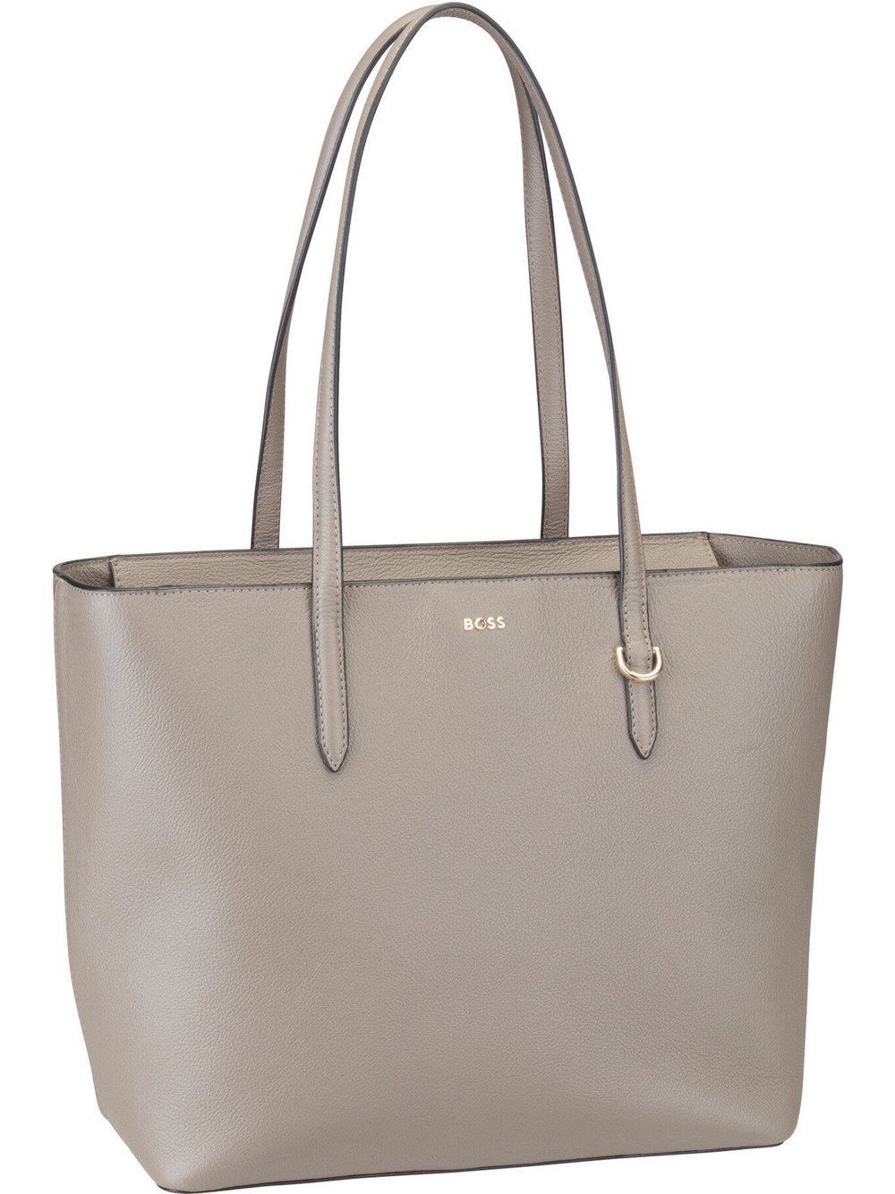 BOSS Shopper Damen Leder beige, ONE SIZE